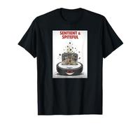 Sentient Spiteful Angry Dust Robot Vacuum Witty Funny Art T-Shirt