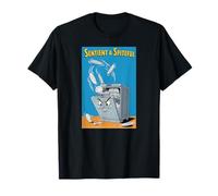 Sentient Spiteful Dishwasher Funny Kitchen Chaos Humor Art T-Shirt