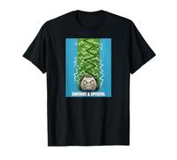Sentient Spiteful Lawnmower Funny Robotic Lawn Chaos Art T-Shirt