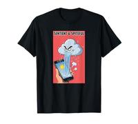 Sentient Spiteful Rain Cloud Funny Weather App Troll Art T-Shirt