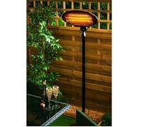 SENTIK® Patio Heater 2KW Free Standing Garden Heater Outdoor with Adjustable Height, 3 Power Settings, Tilting up-down Head, Instant Warmth, and Waterproof Design (Free Standing)