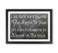 Sentiment Inspirational Quote Framed Print | A2 Black Framed Wall Art | Ready to Hang | Modern Positive Affirmations Picture | Living Room Bedroom Lounge Office
