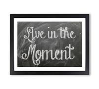 Sentiment Inspirational Quote No.2 Modern Framed Print | A4 Black Framed Wall Art | Ready to Hang | Modern Positive Affirmations Picture | Living Room Bedroom Lounge Office