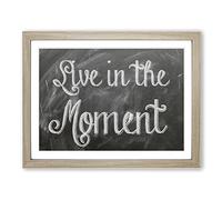 Sentiment Inspirational Quote No.2 Modern Framed Print | A4 Oak Framed Wall Art | Ready to Hang | Modern Positive Affirmations Picture | Living Room Bedroom Lounge Office