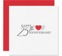 Sentimental 25th Anniversary Card, 25 Years Together and Still Going Strong