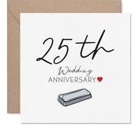 Sentimental 25th Anniversary Card, Celebrating 25 Years Together