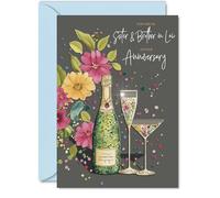 Sentimental Anniversary Card for Sister & Brother in Law