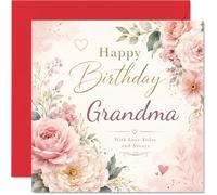 Sentimental Birthday Card for Grandma, Warm Wishes and Heartfelt Love