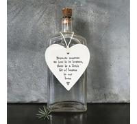 Sentimental Porcelain Hanging Heart 'Someone We Love Is In Heaven..', Porcelain Gift, Thinking Of You Decoration, Hanging Heart