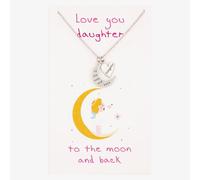 Sentiments Daughter Moon and Love Heart Pendant 17393