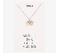 Sentiments Family Tree Two-Tone Pendant 18549A