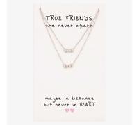 Sentiments True Friends Matching Heart Necklaces 12913