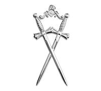 Sentinel/Inner Guard Blue Lodge Masonic Officer Jewel - [Silver], Silver