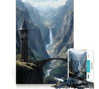 Sentinel of The Forgotten Vale Jigsaw Puzzle 1000 Piece for Adults Smart Reason Toy Home Pastime Smooth Edge Art Collectible (50x75cm)