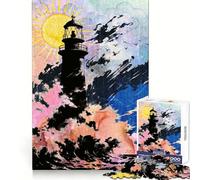 Sentinel of The Storm Jigsaw Puzzles 1000 Piece for Teenagers Enhance Recall Relax Time Exact Edge Creative Gift (38x26cm)