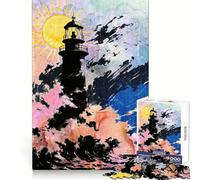 Sentinel of The Storm Jigsaw Puzzles 1000 Pieces for Adults Logic Sense Toy Leisure Time Smooth Edge Seasonal Gift (38x52cm)
