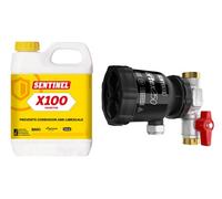Sentinel Vortex Protection Pack With V250 22mm Drain Filter & X100 1L Inhibitor
