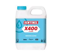 Sentinel X400 Cleaner 1L, removes sludge from central heating systems, eliminates radiator cold spots, improves boiler efficiency, recommended by boiler manufacturers