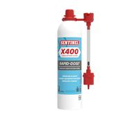 Sentinel X400 High Performance Cleaner Rapid-Dose 300ml, removes Sludge from Central Heating Systems, eliminates Radiator Cold Spots, Improves Boiler Efficiency, Quick dosing, Adaptor Included