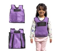 Sentire-Sensory UK- Weighted Adjustable Vest | Compression Vest (Purple, Age 2-4 Years (Small)