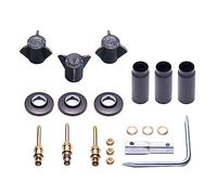 SENTO Bath and Shower 3 Handles Bath Cladding Set for Sayco Taps Bath Shower, 9B-3H, 9B-3C, 9B-5D, Easy Installation, Heavy Duty Metal, Oil Rubbed Bronze