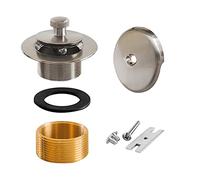 SENTO BETTER HOME BETTER LIFE Chrome Lift and Turn Bathtub Drain, Satin Nickel, Metal
