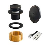 SENTO Bronze Tip-Toe Bathtub Drain Trim Set Assembly Stopper Kit, Fit Both 1-1/2 Inch or 1-5/8 Inch Strainer and Stopper, Heavy Duty Metal with Matching Screws, Easy Installation, Oil-Rubbed Bronze