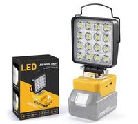 Sentoo LED Work Light for Makita 18V Battery, 48W 4800LM Flood Lights, Battery Light with Low Voltage Protection, USB & Type-C Output Port, Yellow