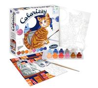 Sentosphere 3904503 Colorizzy Paint by Numbers Painting Set for Kids Cat Craft Kit Creative Set DIY
