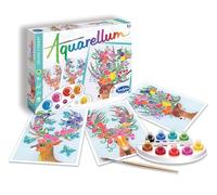 Sentosphère - Aquarellum - Enchanting deer - Painting kit - Magic watercolour paint - From 7 years - made in France
