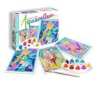 Sentosphère - Aquarellum Large Format - Gr oddesses - Painting Kit - Magic Aquarellum Painting - Children - 3 Setted Paintings 32.5 x 25 cm - Made in France - 6403