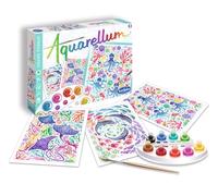 SentoSphère - AQUARELLUM - MARINS FOND - Painting Kit - Magic Watercolour - From 7 years - Made in France - Ref 6401