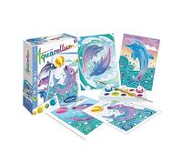 Sentosphère Aquarellum Mini Dolphins Painting Set for Kids Aged 5 Years+