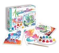 Sentosphère Paint-by-Numbers Aquarellum Kids – Unicorns and Pegasus – Kids Art