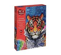 Sentosphère 3920270 Tiger Rhinestone Painting Kit Creative Kit DIY for Children and Adults