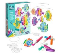 Sentosphère Art & Creations Stained Glass Fish Mobile