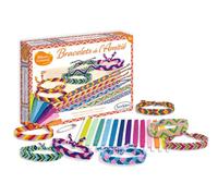 Sentosphère Friendship Bracelets - Creative Set for Children from 8 Years - Creation of 12 Brazilian Bracelets with Colourful Threads - 80004