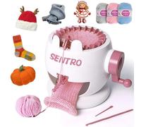 SENTRO Knitting Machine, 22 Needle Knitting Machine, Circular Knitting Machine, Smart Circular Crochet Machine, hat loom machine, knitting machines for adults, Sock Loom, Socks,Hat,Scarf,glove