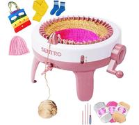 SENTRO Knitting Machine 40 Needle Knitting Loom Machine, Smart Circular Crochet Machine with Row Counter for Kids, Adults, Knitting Board Rotating Machine Kit for Sweater, Socks, Hats (40 Needles-1)