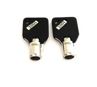 Sentry Safe Keys Cut from 2001 to 2100 Tubular Keys Black Tops Dark Engraved Vertikee(TM) (2004)