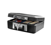 SentrySafe Fireproof Safe Box with Key Lock, Chest Safe with Carrying Handle to Secure Valuables and Jewelry, 0.25 Cubic Feet, 6.3 x 15.3 x 12.1 Inches, 1160