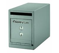 SentrySafe UC-025K Drop Slot Security Safe Dual Key, Grey, 0.23 cu ft (small)