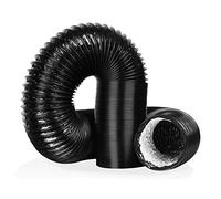 Senua Air Ducting Aluminium, Acoustic or Combi Foil Flexible Ventilation Fan Duct Extractor Hydroponics Grow Room, Bathroom etc. Available in 4" 5" 6" 8" 10" 12" inches (Combi 102-10m)