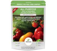 Senua All Purpose Fruit & Vegetable Soluble Plant Food - Fast-Acting Nutrient Feed with Enhanced Potassium for Bigger, Healthier Fruits & Vegetables | Suitable for Soil & Hydroponics (250g)
