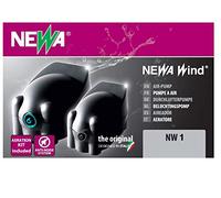 Senua Newa wind air pumps for aquariums or hydroponic or DWC systems, Newa wind NW1, NW2, NW3, NW22 AND NW33 - ideal for tanks up to 700 Litres, (Newa 1)