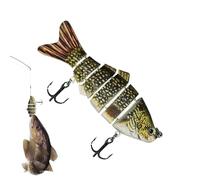 Señuelo De Para Bass - Diseño De 6 Segmentos Para Alta Captura | Señuelos Rígidos Para Black Bass | Para Amantes De Trucha Y Bagre, en, Trolling, Lago, Río Y Agua Dulce