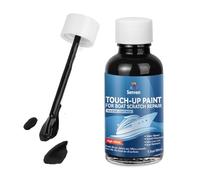 SENVEN Boat Paint Black Touch Up Pen High-Gloss Black Boat Scratch Repair Marine Topside Bottom Enamel Marine Repair for Boats, Wood, Fiberglass, Aluminum, Metals Water-Based 30ML