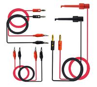 Senven ELECTRIC_CIRCUIT_TESTING_DEVICE Kit, 3 Sets - 4mm Banana Plug, Test Hook Clip, Alligator Clip Test Leads, 100 cm, Multimeter Accessories