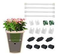 SENWELL-KA Adjustable Planter Inserts for Large Pots, 2 Set(White)