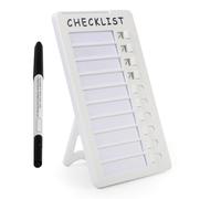 SENWHAL Standdable Dry Erase Chore Chart, Whiteboard Checklist Board, Chore Chart for Kids Routine Chart with a Pen